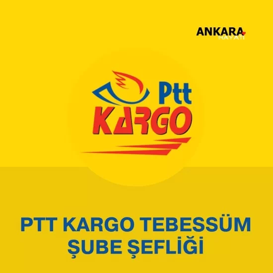 PTT Kargo Tebessüm Şube Şefliği