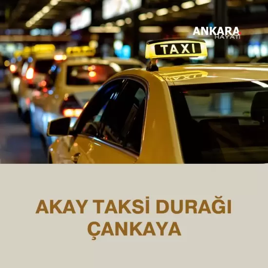 Akay Taksi Durağı Çankaya