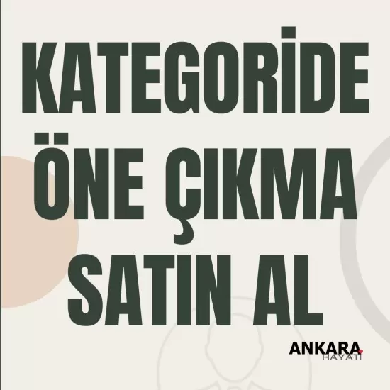 Kategoride Öne Çıkma Satın Al