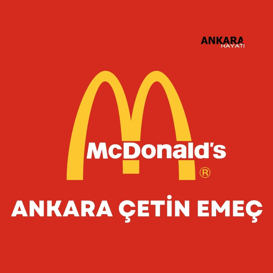 McDonalds Ankara Çetin Emeç