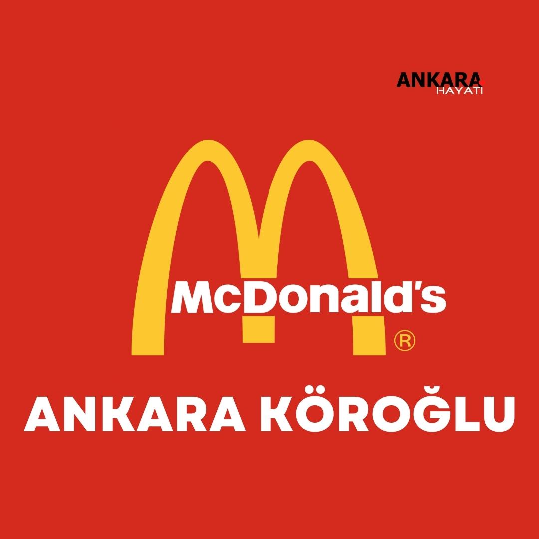 McDonalds Ankara Köroğlu