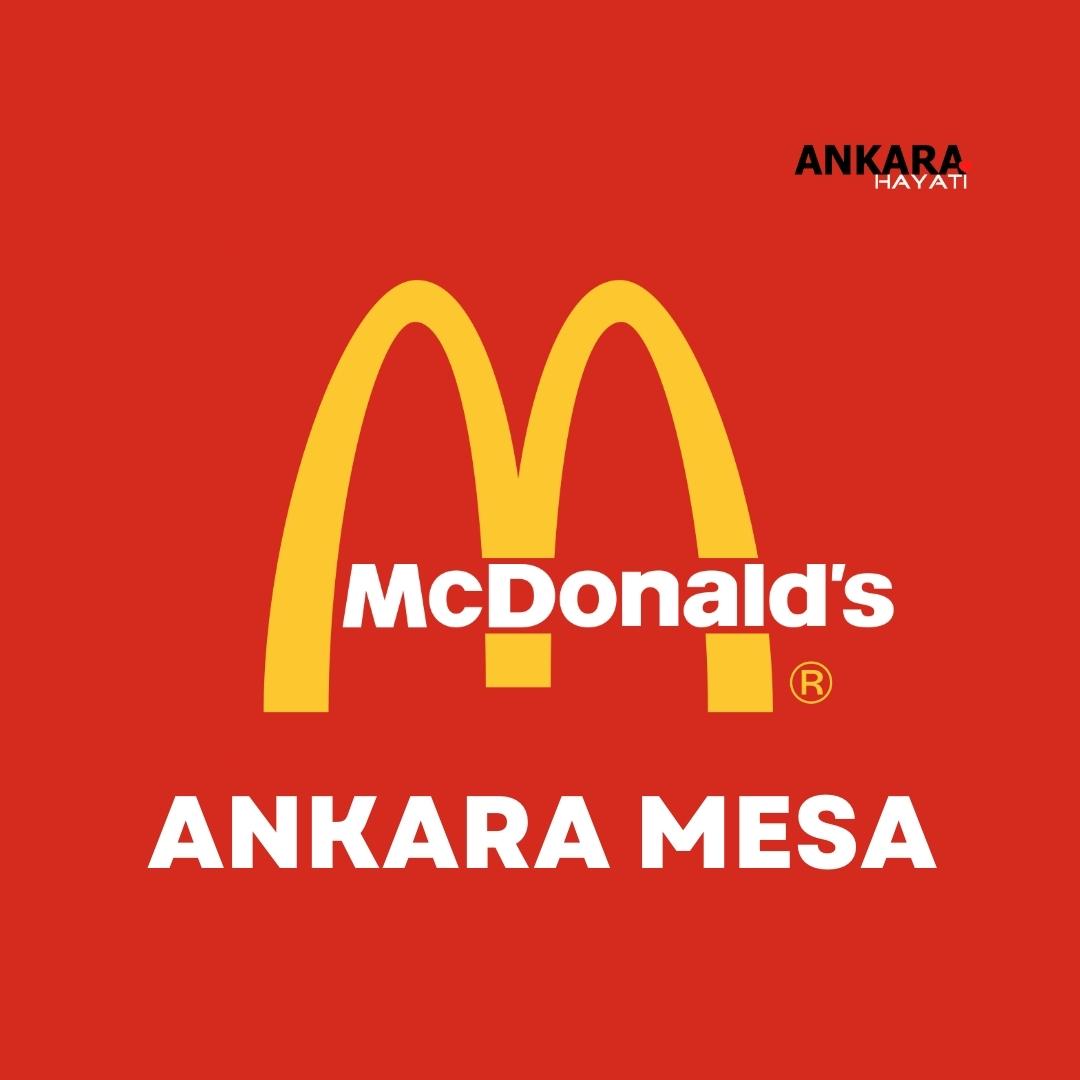 McDonalds Ankara Mesa