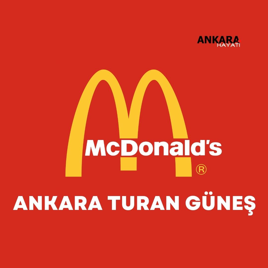 McDonalds Ankara Turan Güneş